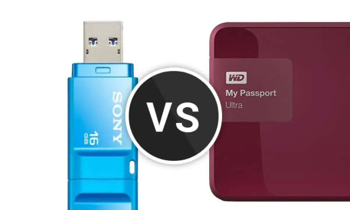 Clash des titans du stockage : clé USB Sony 16 Go contre disque dur externe WD My Passport Ultra. Quel support de stockage amovible choisir ?
