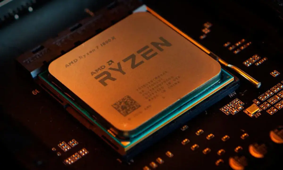 Un processeur AMD Ryzen 7 1800X, idéal pour jouer en 4K.