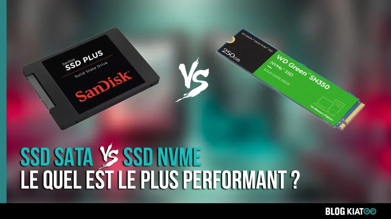 Comparaison SSD SATA vs SSD NVMe : un disque SanDisk face à un WD Green SN350. Lequel est le plus performant ?