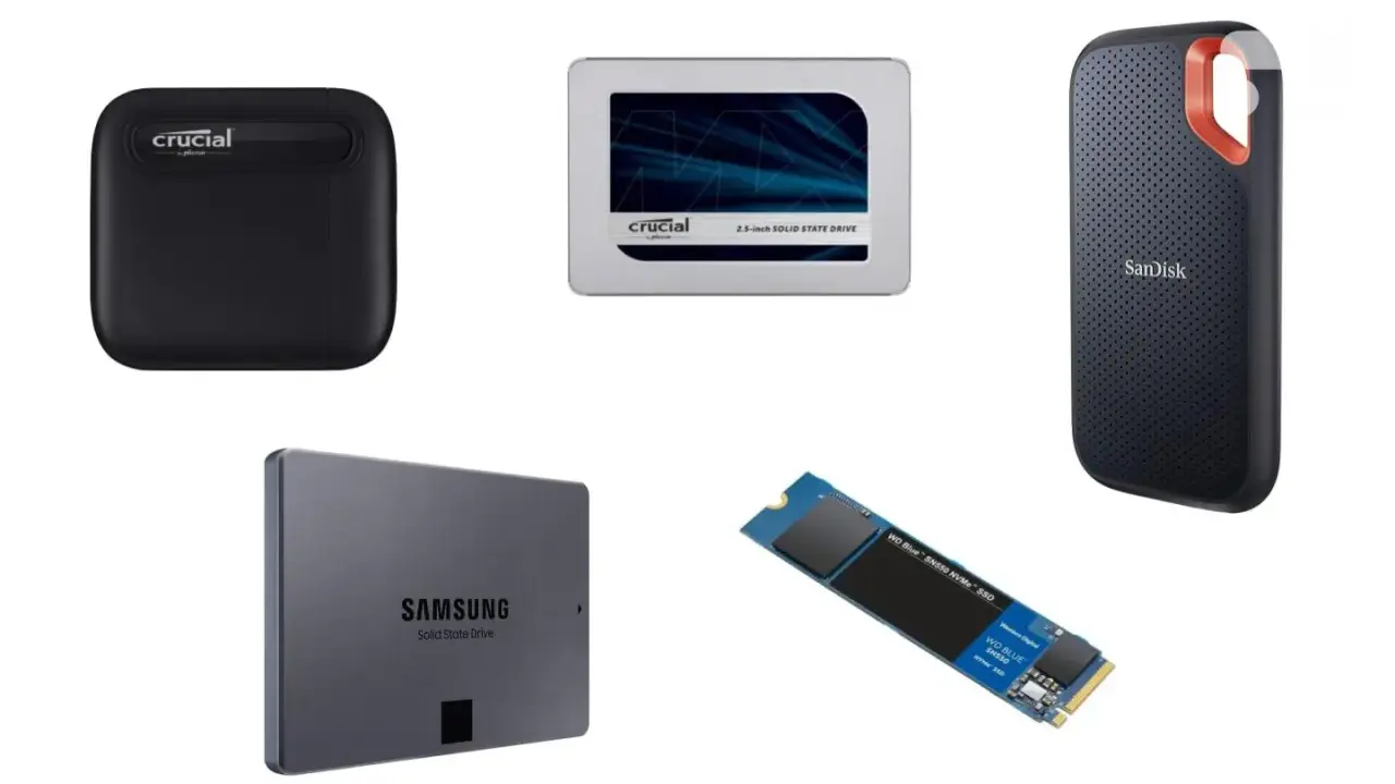 Disques SSD Crucial, Samsung, SanDisk et WD Blue. Quel disque dur interne choisir pour votre PC ?