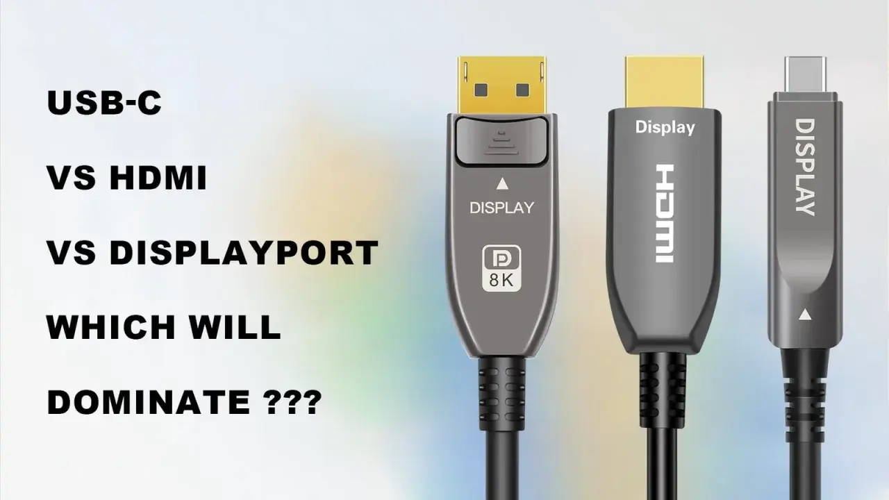 Comparaison des câbles USB-C, HDMI et DisplayPort pour la prise vidéo PC. Lequel s'imposera ?