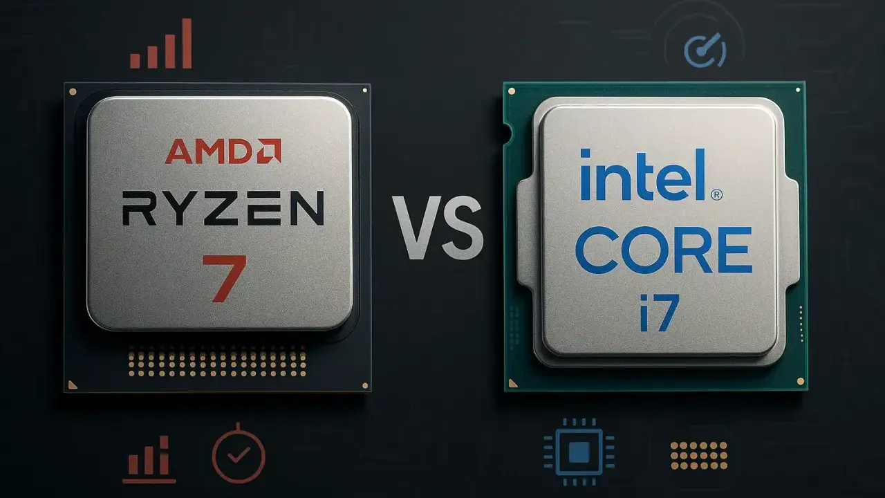Comparaison AMD Ryzen 7 vs Intel Core i7. Le Ryzen 7 est-il l'équivalent i7 chez AMD ?