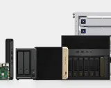 Un Raspberry Pi, un mini PC, deux NAS, un NAS plus grand et des équipements réseau. Parfait pour votre nas maison.