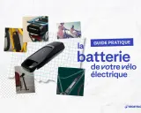 Guide pratique : faut-il enlever la batterie sur un vélo électrique ? Images de batteries et de vélos électriques.