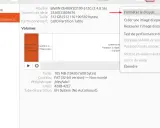 Menu contextuel pour formater le disque, une étape clé pour savoir comment réinitialiser un disque dur.