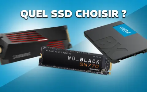 Trois SSD : Samsung, WD_BLACK SN770 et Crucial BX. Quel SSD choisir pour votre PC ?