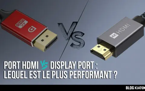 Comparaison HDMI 2.1 vs DisplayPort 1.4 : lequel offre la meilleure performance pour votre écran 4K ?