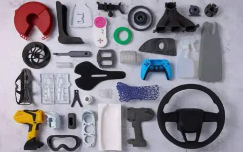 Un guide impression 3d : des pièces variées, d'une manette de jeu à un volant, en passant par des outils et des composants de vélo.