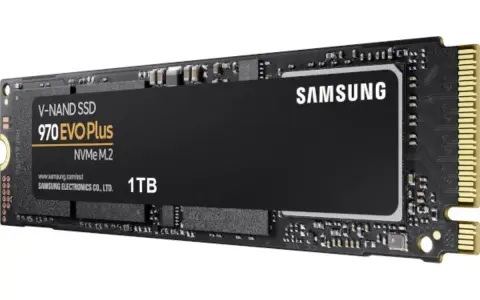 SSD Samsung 970 EVO Plus 1TB NVMe M.2, prêt à booster votre port NVMe avec des performances exceptionnelles.