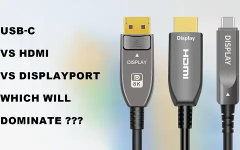Comparaison des câbles USB-C, HDMI et DisplayPort pour la prise vidéo PC. Lequel s'imposera ?