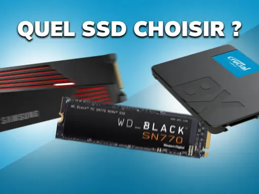 Trois SSD : Samsung, WD_BLACK SN770 et Crucial BX. Quel SSD choisir pour votre PC ?