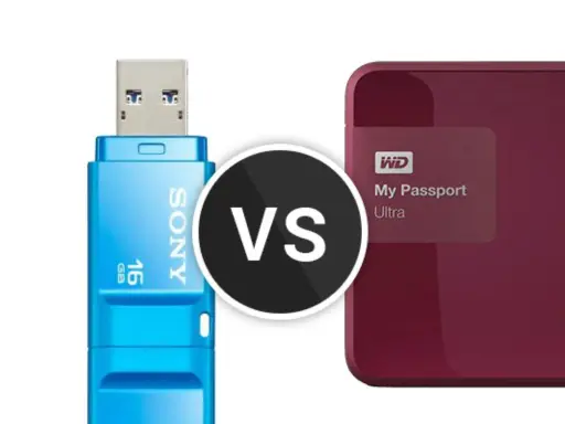 Clash des titans du stockage : clé USB Sony 16 Go contre disque dur externe WD My Passport Ultra. Quel support de stockage amovible choisir ?