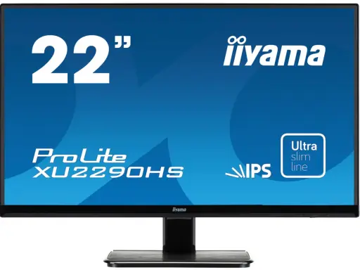 Écran iiyama ProLite XU2290HS, taille écran 22 pouces, avec technologie IPS et design ultra slim.