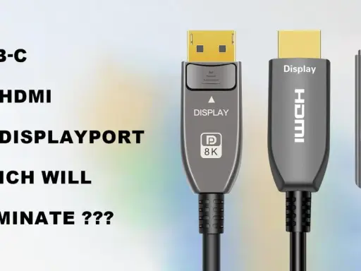 Comparaison des câbles USB-C, HDMI et DisplayPort pour la prise vidéo PC. Lequel s'imposera ?