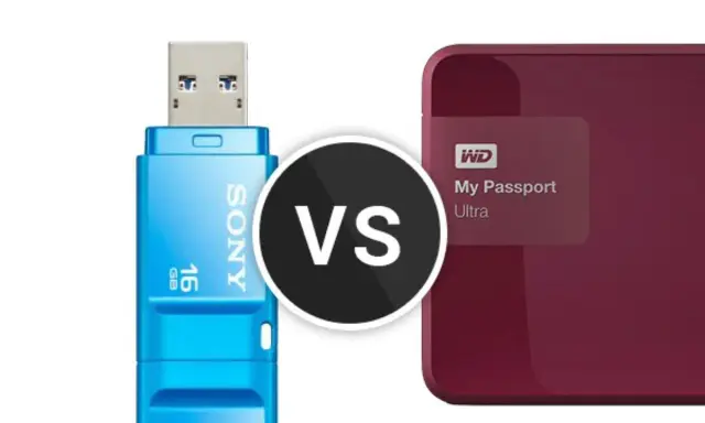 Clash des titans du stockage : clé USB Sony 16 Go contre disque dur externe WD My Passport Ultra. Quel support de stockage amovible choisir ?