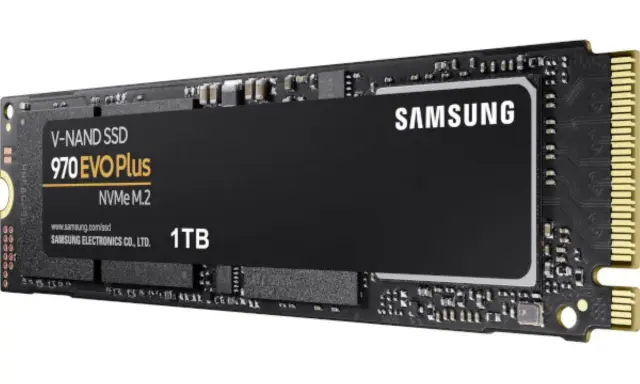 SSD Samsung 970 EVO Plus 1TB NVMe M.2, prêt à booster votre port NVMe avec des performances exceptionnelles.