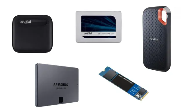 Disques SSD Crucial, Samsung, SanDisk et WD Blue. Quel disque dur interne choisir pour votre PC ?