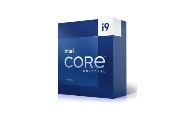 Boîte d'un processeur Intel Core i9 de 13ème génération, prêt à libérer sa puissance.