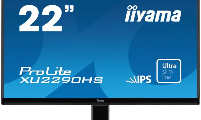 Écran iiyama ProLite XU2290HS, taille écran 22 pouces, avec technologie IPS et design ultra slim.