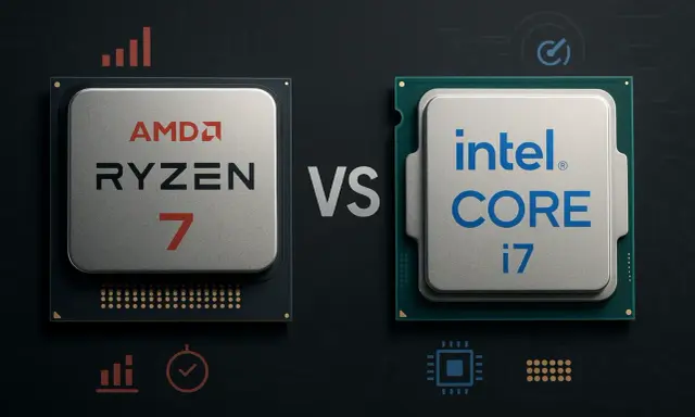 Comparaison AMD Ryzen 7 vs Intel Core i7. Le Ryzen 7 est-il l'équivalent i7 chez AMD ?