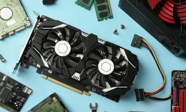 Composants d'ordinateur : carte graphique, disque dur, RAM, alimentation. Un guide pour assembler votre PC.